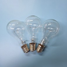 백열전구 220V 300W 투명 전구색 E39, 3개