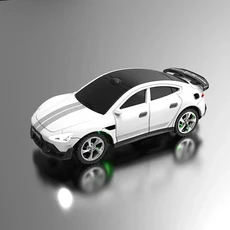 Jjrc의 새로운 1:64 스케일 시뮬레이션 드리프트 원격 조종 스포츠카 멋지고 가능한 조명이 있는 전기 장난, 06 Pearl White