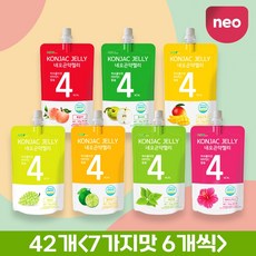 네오곤약젤리 7가지맛 6개씩 (150g x 42개 실속포장), 150g