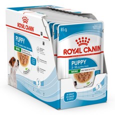미니 퍼피 파우치 85g 로얄캐닌강아지사료 로얄케닌, 5개