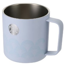 스타벅스 미스트 드림 쉐도우 스테인리스 스틸 컵 470ml 11164857, 1개, 블루