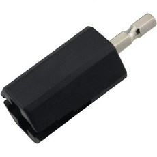 기타 줄 감기 헤드 육각 전기 드릴 조율 페그 풀러 수리 유지보수 DIY 도구 액세서리 플러그 제거 검정, 기타 줄 감기 헤드 육각 전기 드릴 조율 페그 풀러 수