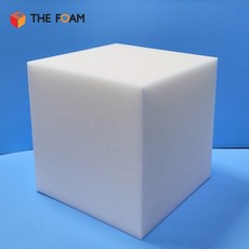 인형탈만들기 스펀지 일반스펀지 16k 백색 40x40x40cm 큐브, 일반스펀지 16k 백색 40x40x40cm / 1개