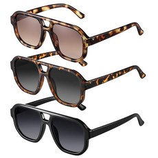JATEBI Retro Aviator Sunglasses for Women - UV400 70s Pilot Sun Glasses with Lightweight Frame Dri