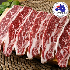 [위드봄] 호주산 블랙앵거스 GF LA갈비 1kg 진공포장, 1