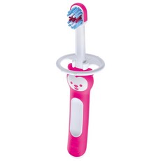 MAM 아기 이앓이 마사지 실리콘 칫솔, 블루, 1개