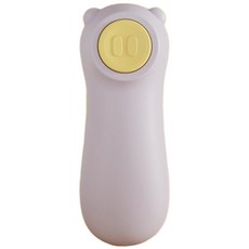 嬰兒電動磨甲器 新生兒專用 夜燈設計, 紫色, 1個