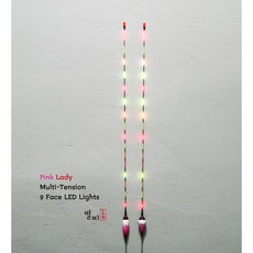 별찌 핑크레이디 장찌 면발광 민물 LED 900 1000 1200 다열 LED 전자찌, 1개, 다루마900부력5.5g(5.4~5.7g)