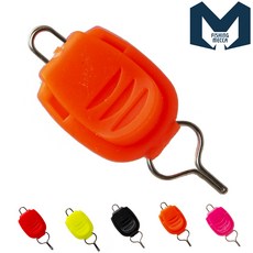 피싱메카 루플라 베이트릴 라인 스토퍼 5개입 낚시소품 라인키퍼, 오렌지, 5개