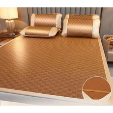 아이스 실크 등나무 접이식 여름 쿨매트, 항균 클래식 스타일