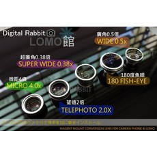 數位小兔 Digital King 0.38X超廣角鏡頭 手機相機 廣角鏡頭