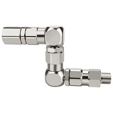 1/4 Z형 조인트 페인트 분무기 펌프 액세서리 1/4(M) X 1/4인치(F) Z-회전 6500PSI 스테인레스 스틸 360° 회전