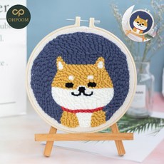 [픽앤] 인형장식품 양모니들 인형키트 펀칭자수