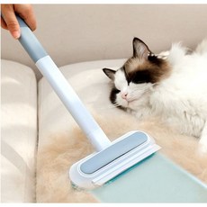 츄르몽 털제거 먼지청소 브러쉬 강아지 고양이털제거기, 1개, 그레이블루