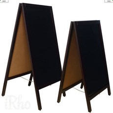 iRho a형 블랙 칠판 스탠드 양면칠판, 소