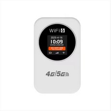 300Mbps 4/5G 휴대용 무선 와이파이 라우터 와이파이 6 공유 상자 포켓 와이파이 모바일 핫스팟 라우터 LTE 미니 와이파이 라우터, 하얀색