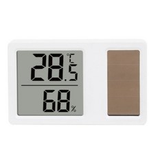 학교기관 교실공간 온습도측정 태양광 디지털온도계 과학키트 실험용 체험수업, 화이트, 1세트