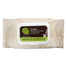 과일나라 세안이야기 곡물 딥 클렌징티슈, 100매입, 1개