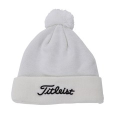 타이틀리스트 플레이어스 폼폼 비니 TH22WPPK, 화이트블랙, 1개
