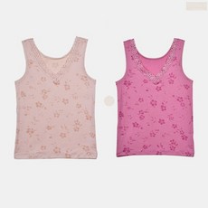 60대 70대 할머니 꽃무늬 러닝 셔츠 메리아스 메리야스 속옷 기본 런닝구