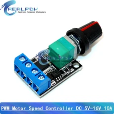 DC 1.8V 35V 2A 10A 30W PWM 모터 속도 컨트롤러 저전압 조정 가능한 드라이브, 01 10A 5 16V