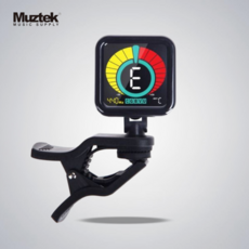 뮤즈텍 기타 튜너 블랙스퀘어 튜닝기 조율기, 1개