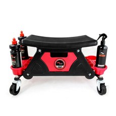 세차 의자 디테일링 수납 차량용 바스켓 정비소 스툴체어, 폴리싱 광택 레드, 1L