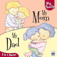 (영문도서) My Family: My Mom and My Dad Paperback, Macaw Books, English, 9781640358201