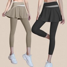 편한 힙커버 치마 레깅스 필라테스 요가 여성 운동복