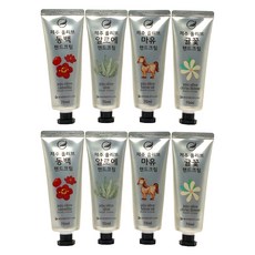 제주 올리브 핸드크림 4종세트 2세트 동백 70ml 2개 + 마유 70ml 2개 + 알로에 70ml 2개 + 귤꽃 70ml 2개