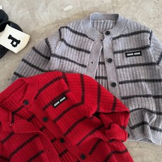 兒童毛衣2025瞇瞇眼鞦季新品男女童條紋字母毛衣寶寶休閒毛衣開衫