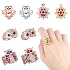 [혜성주얼리] 행운 건강 재물운 프리사이즈 반지 10종 선택1