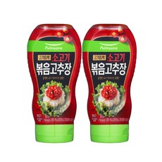 (냉장)[풀무원]고기듬뿍소고기볶음고추장360g, 2개, 360g