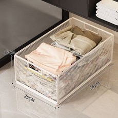 髒衣簍收納筐 帶輪子 浴室櫃下收納籃, 落地款 白色中號 - 標準, 1個