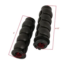 1인치크롬 핸들 바 핸드 그립 스즈키 침입자 Volusia VS VL 700 750 800 1400 Boulevard M109R M90 C50 C90, 03 22MM BLACK
