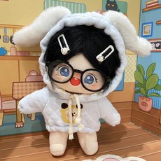 모카돌 10cm 15cm 20cm 솜인형옷 토끼 후드티, 15cm 솜인형, 스카이, 1개