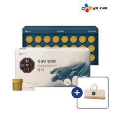 CJ 한뿌리 흑삼단 침향환+쇼핑백, 24개, 3.75g