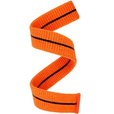 Abanen 후크 앤 루프 퀵 드라이 시계 밴드 피닉스 8 / 에픽스 프로/피닉스 7/6/5 (47mm) 22mm 우븐 나일론 초경량 스포츠 손목 밴드 스트랩 Garmin, 주황색