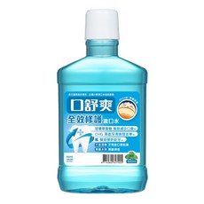 西德有機 口舒爽 全效修護漱口水 薄荷 無酒精, 1個, 600ml