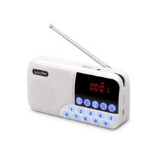 Wonder旺德 藍牙USB TF收音機 WS-T039U, 白色
