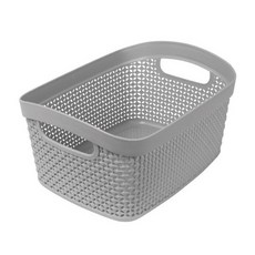 데스크 소품 바스켓 대 그레이 230x170x120mm, 없음