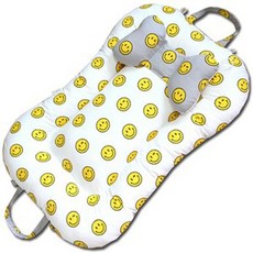 신생아침구 뽀송뽀송 땅콩침대 휴대보트침대 스마일