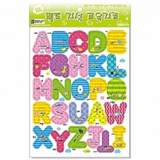 청양토이 어린이놀이감 교육교재 펠트 자석교구 - 영어 대문자