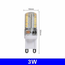 6 개/몫 G9 LED 6W 교체 2835 전구 240V 램프 5W 할로겐 빛 220V 3W 3014 4W 30W/60W SMD, Cold white, 220V-240V, 1개