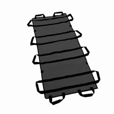 노인 환자 이동 모바일 벨트 부드러운 스트레처 이동 플레이트 강화 핸들 보조 이동 보조 벨트 접이식, 03 no shoulder strap