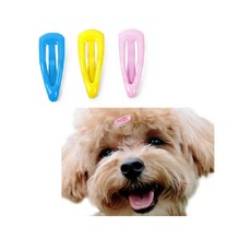 반려견 고양이 귀여운 스타일링 미니 머리핀, 파랑