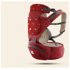 온아이 프리미엄 올인원 힙시트 아기띠, Red