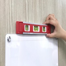 EENH 자석수평계 수직 수평 측정기 미니수평계 미니자석수평계 미니수평계자석 수평자, 1개