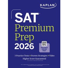 (英文圖書)SAT Premium Prep 2026: Includes 3 Full Length Practice Tests 700+ Practice Ques... 平裝版, Kaplan Publishing, 英文