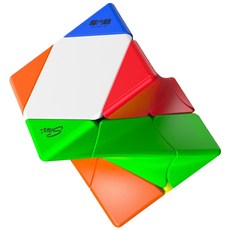 奇藝魔方格 扭曲斜轉魔術方塊 造型斜轉變形魔方 益智玩具, 扭曲斜轉